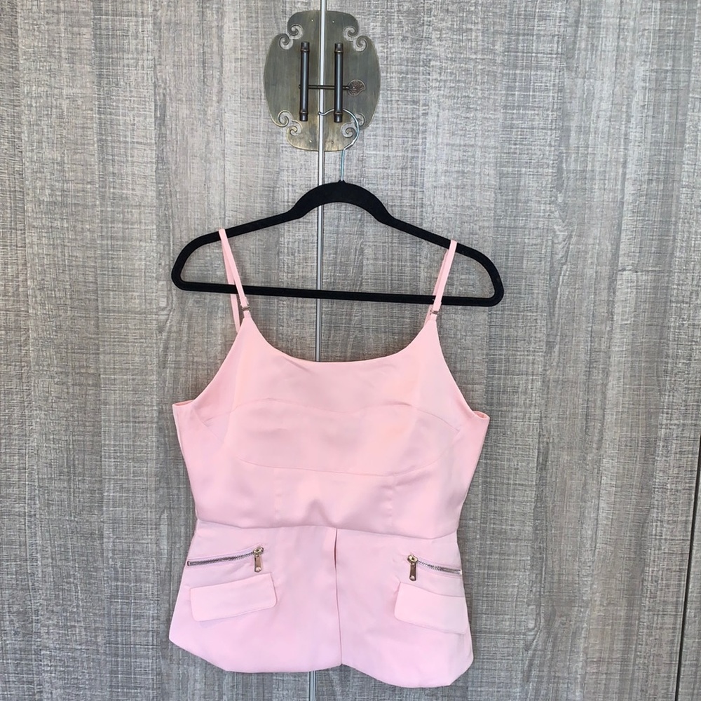 Gracia Back Zipper Top